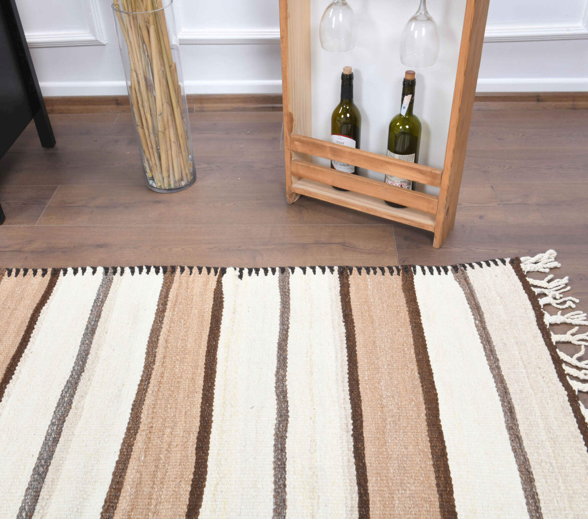 3x11 Hand-Knotted Vintage Kilim Runner Rug