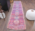 3x11 Hand-Knotted Wool Vintage Kilim Runner Rug