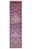 3x11 Hand-Knotted Vintage Anatolian Runner Rug
