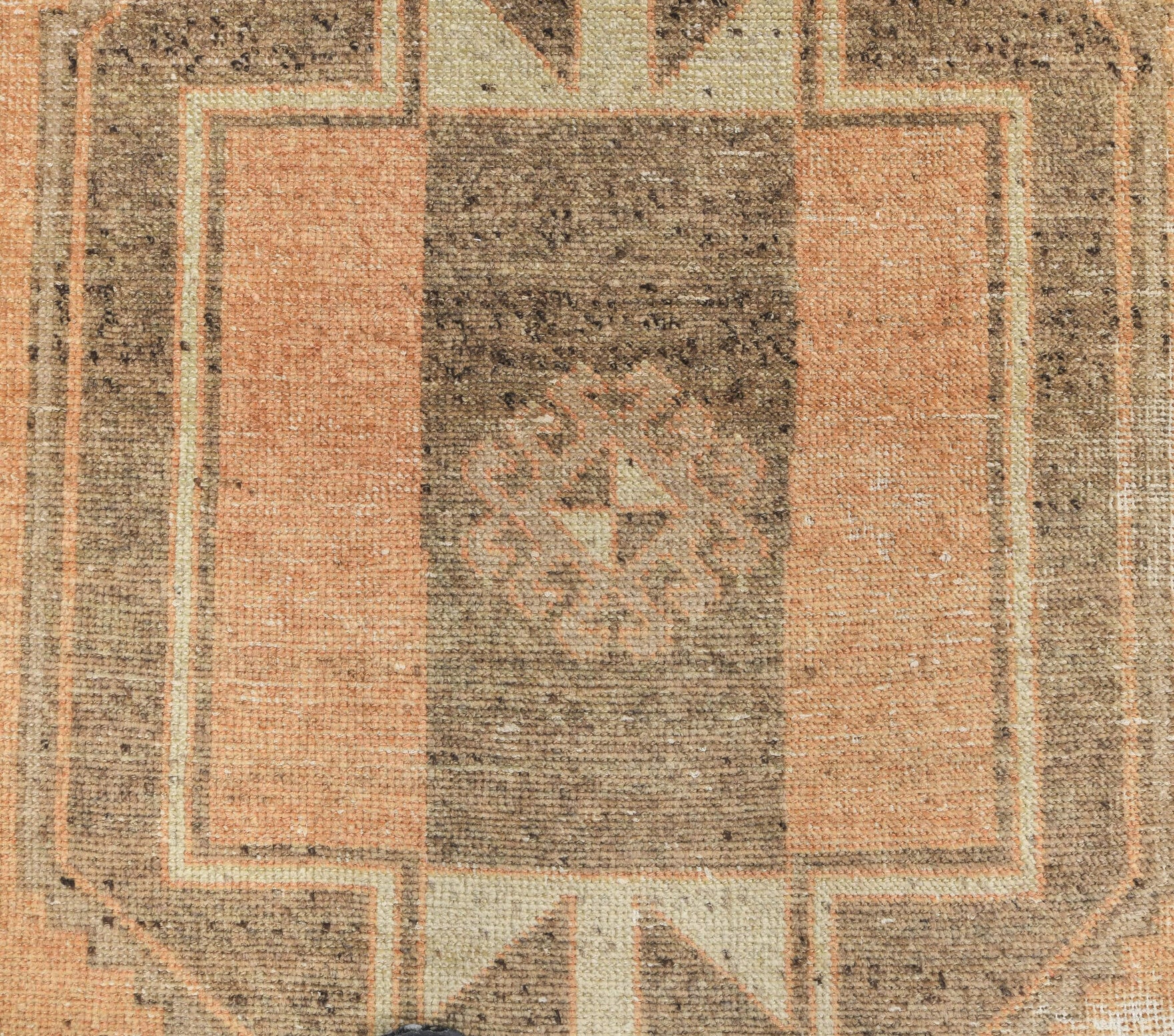 Turkish Vintage Oushak Runner Rug
