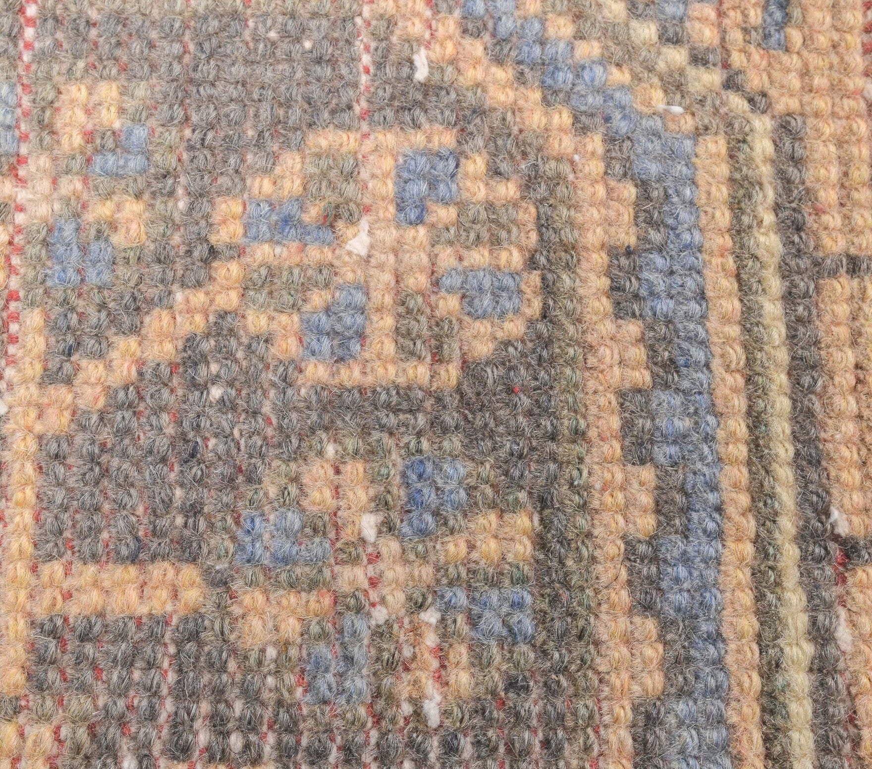 3x12 Vintage Oushak Handwoven Orange Runner