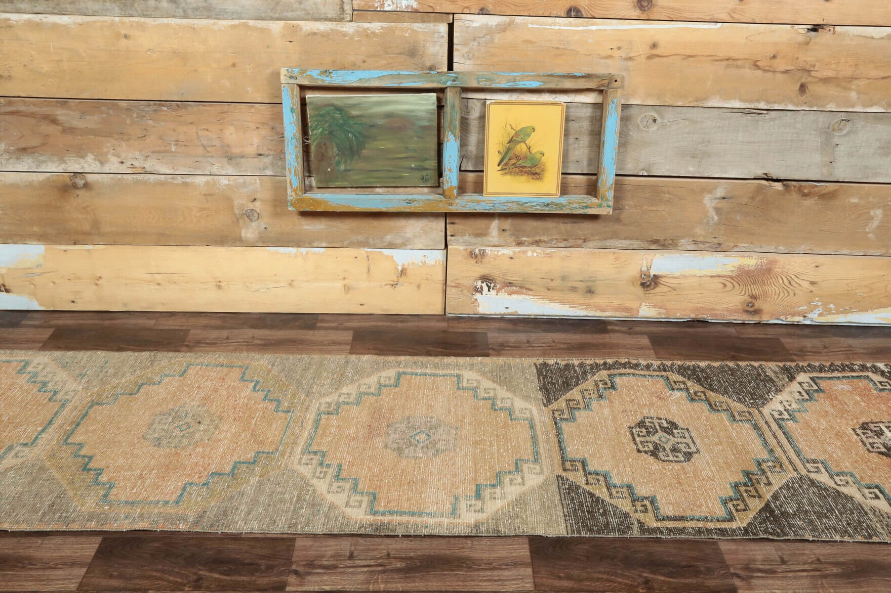 Vintage Oushak Runner Rug - 25328