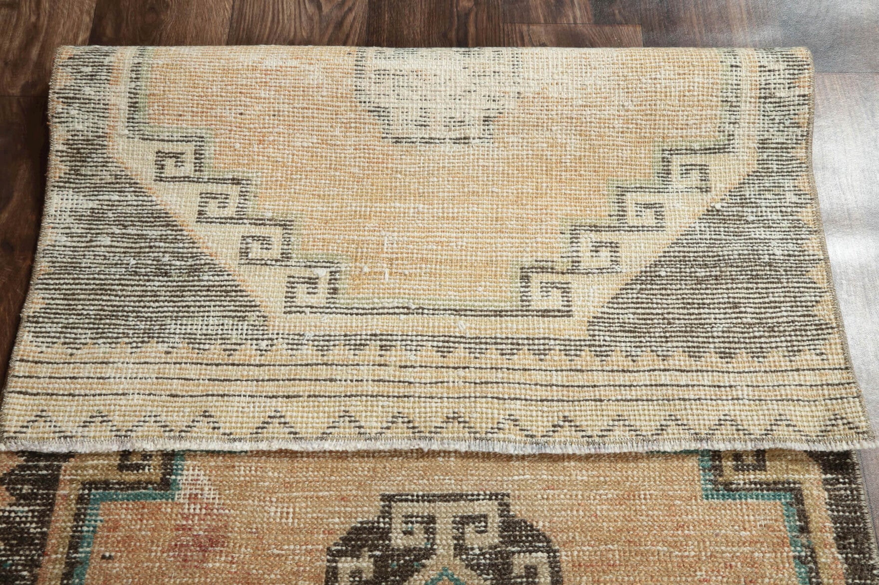 Vintage Oushak Runner Rug - 25328