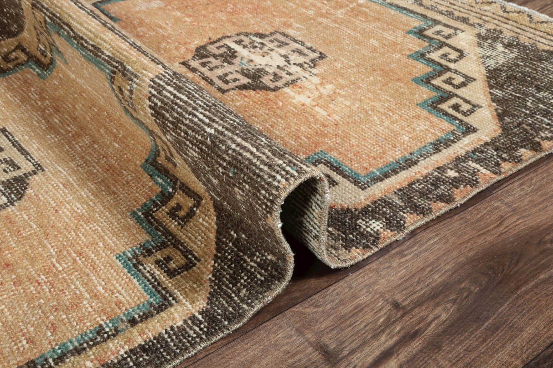 Vintage Oushak Runner Rug - 25328
