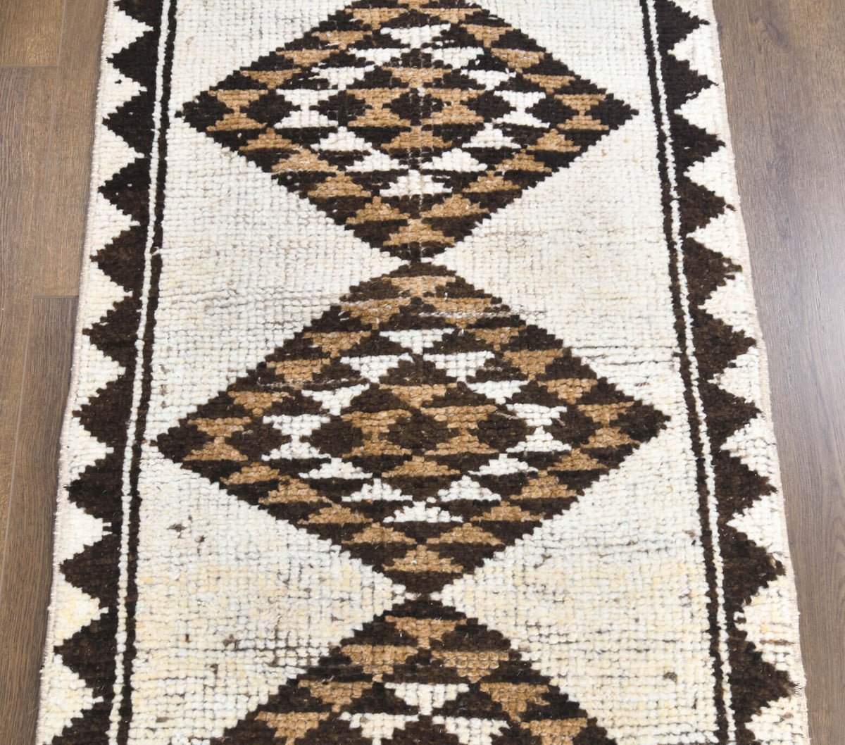 Beige Vintage Runner Rug