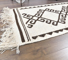 Beige Vintage Runner Rug