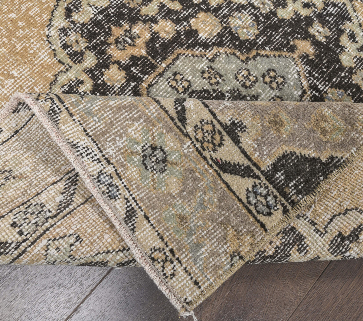 Vintage Oushak Runner Rug - 24319