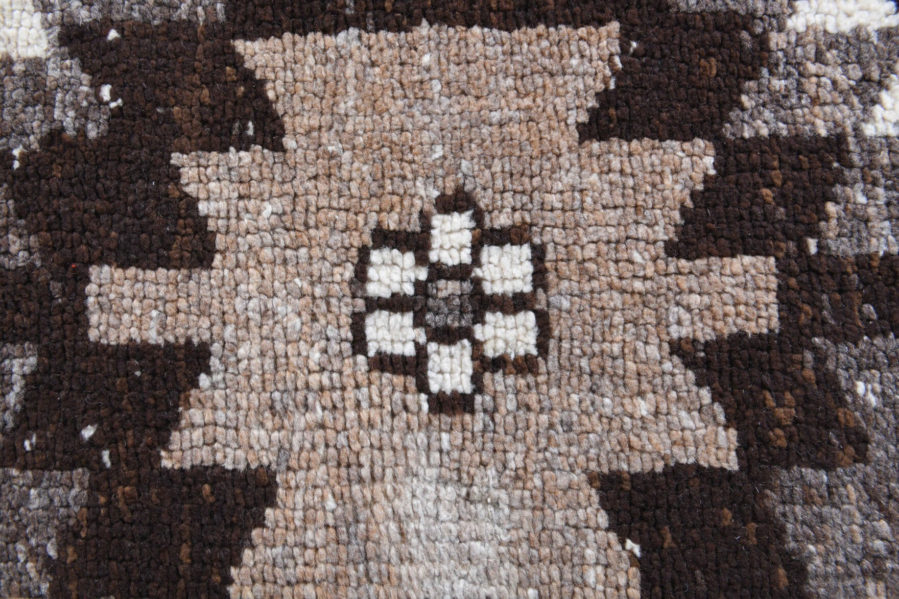 Authentic Anatolian vintage runner rug (1970s) with geometric design – one-of-a-kind at Fame Rugs