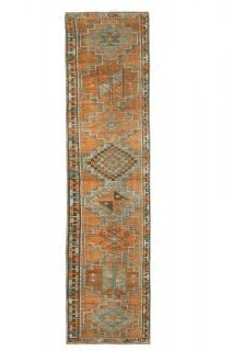 3x12 Wool Vintage Anatolian Runner Rug