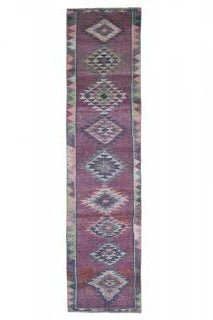 3x12 Wool Vintage Runner Rug
