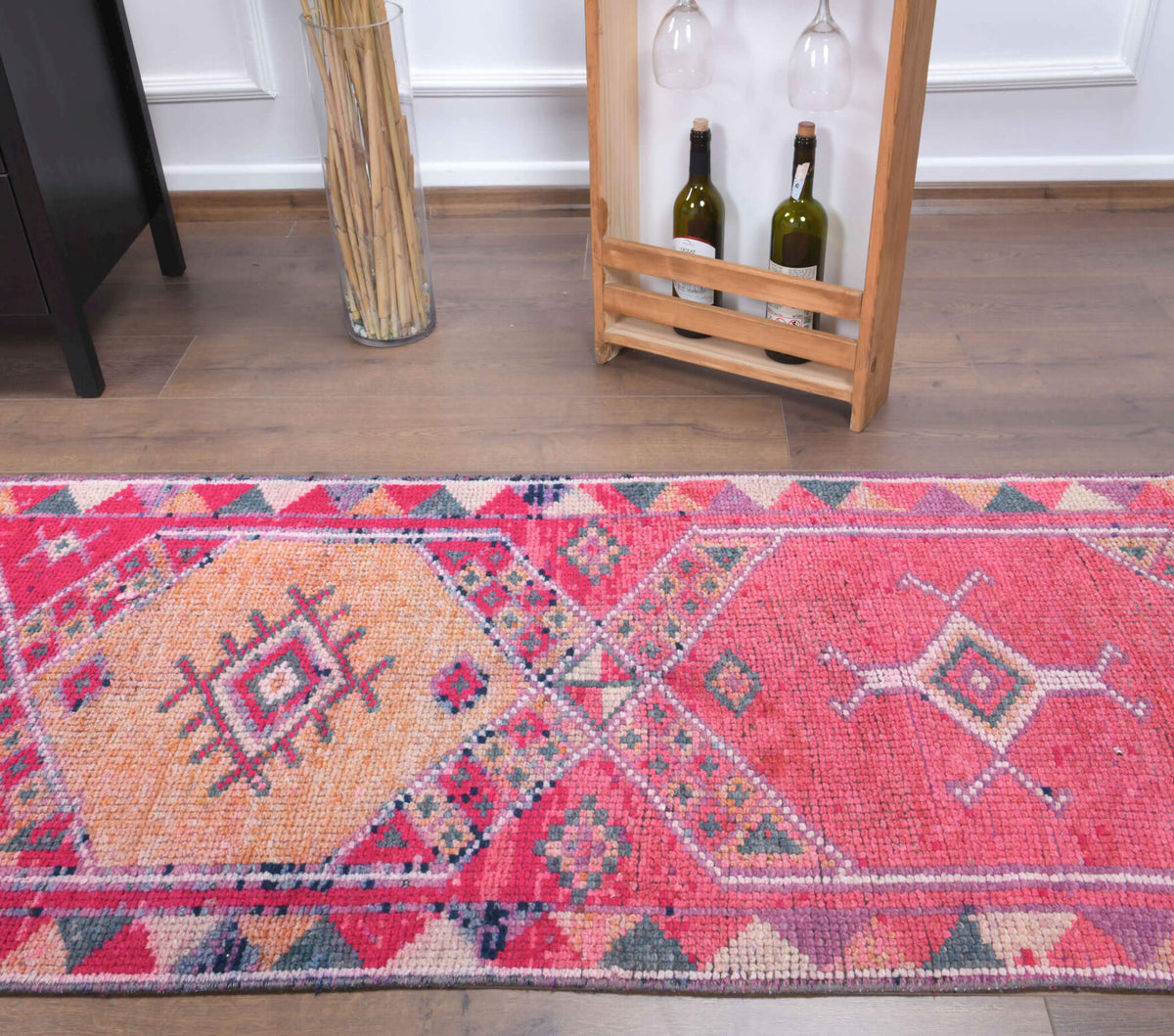 3x12 Wool Vintage Anatolian Runner Rug
