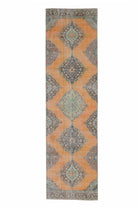 3x13 Vintage Handwoven Oushak Runner
