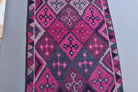 81x390 cm vintage Anatolian runner rug – Galatea, low pile, wool
