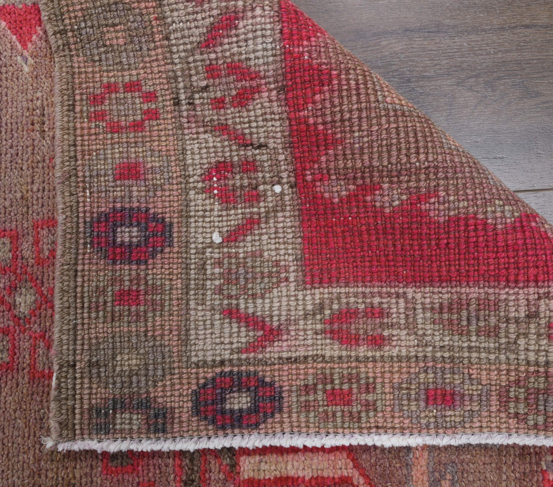 Vintage Pink Runner Rug