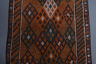 Vintage Hand-Knotted Runner Rug
