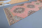 Shabby Decor Oushak Runner Rug