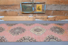 Shabby Decor Oushak Runner Rug