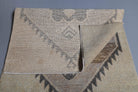 91x384 cm vintage Anatolian runner rug – Nahitgul, low pile, wool