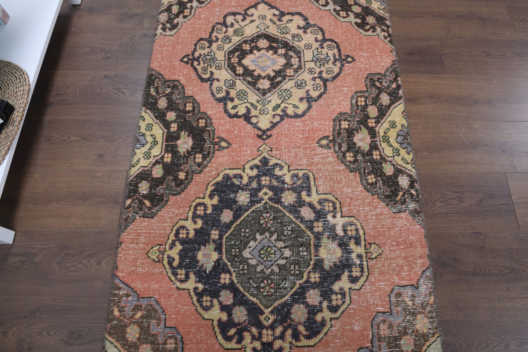 Stair Decor Oushak Runner Rug