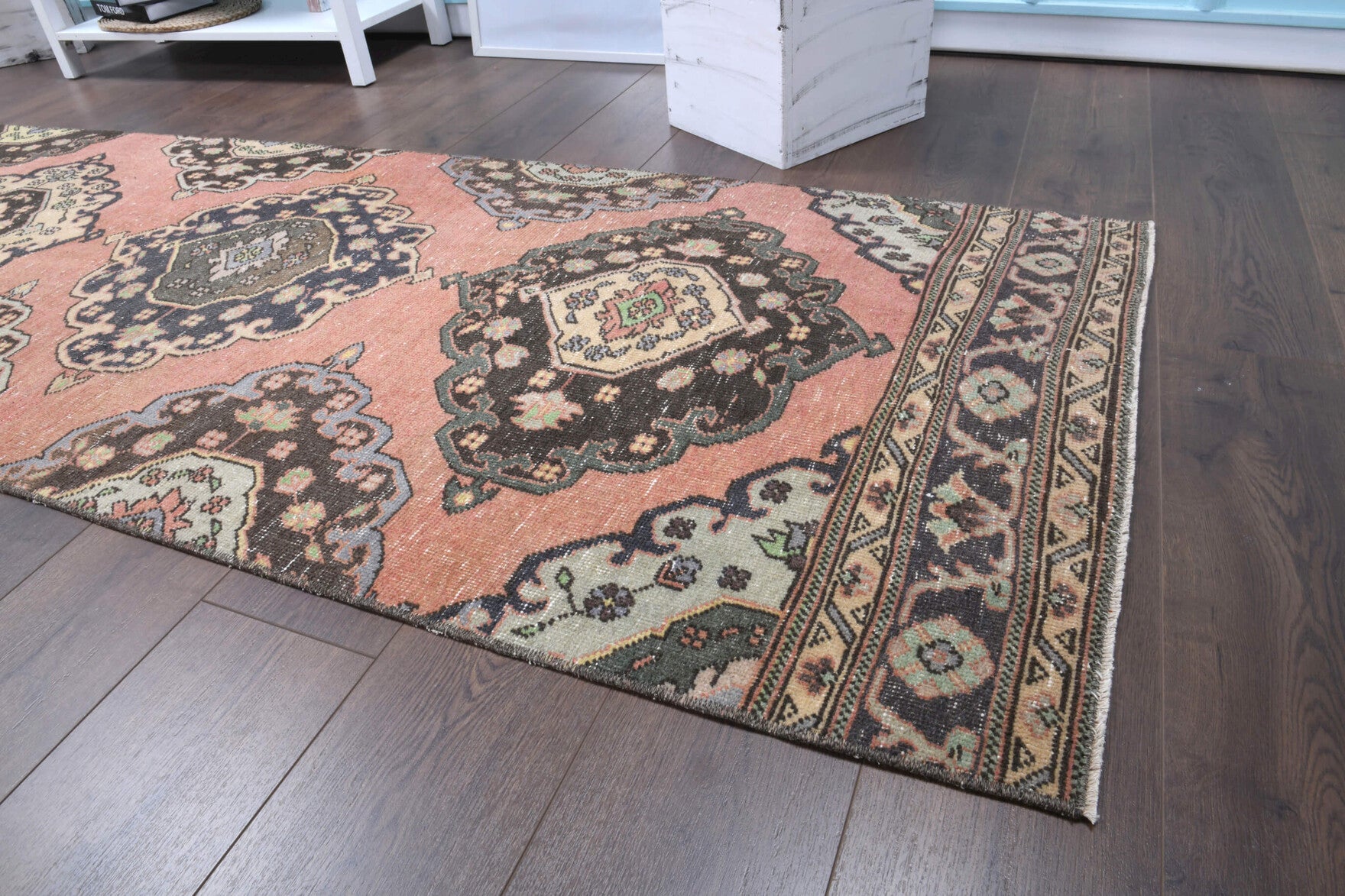 Stair Decor Oushak Runner Rug