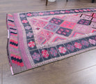 Vintage Hand-Knotted Anatolian Runner Rug
