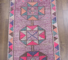 Vintage Hand-Knotted Anatolian Runner Rug