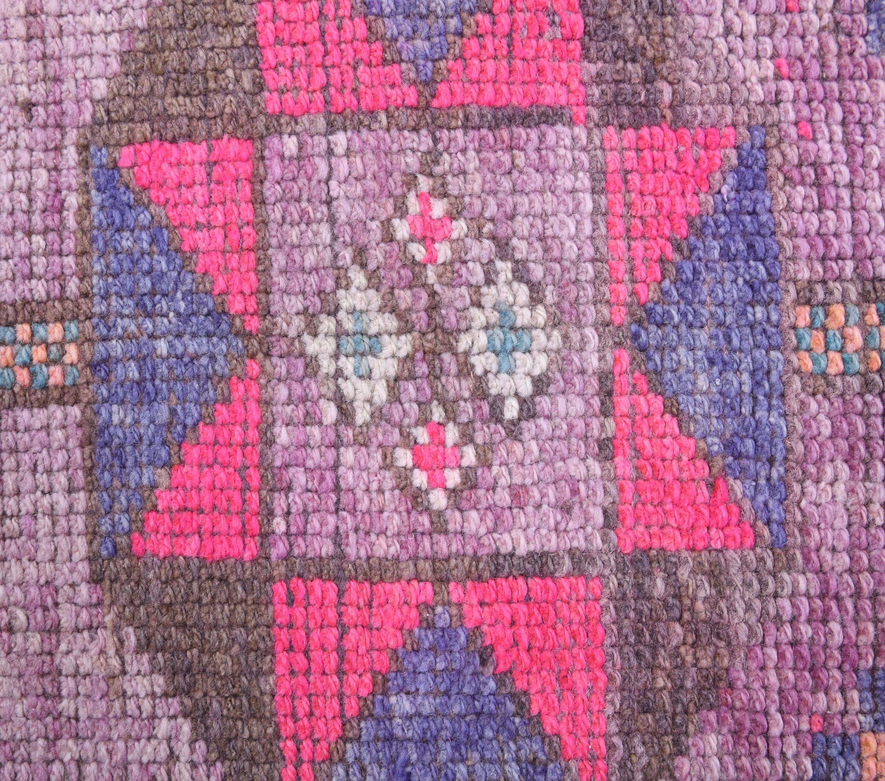 Vintage Hand-Knotted Anatolian Runner Rug