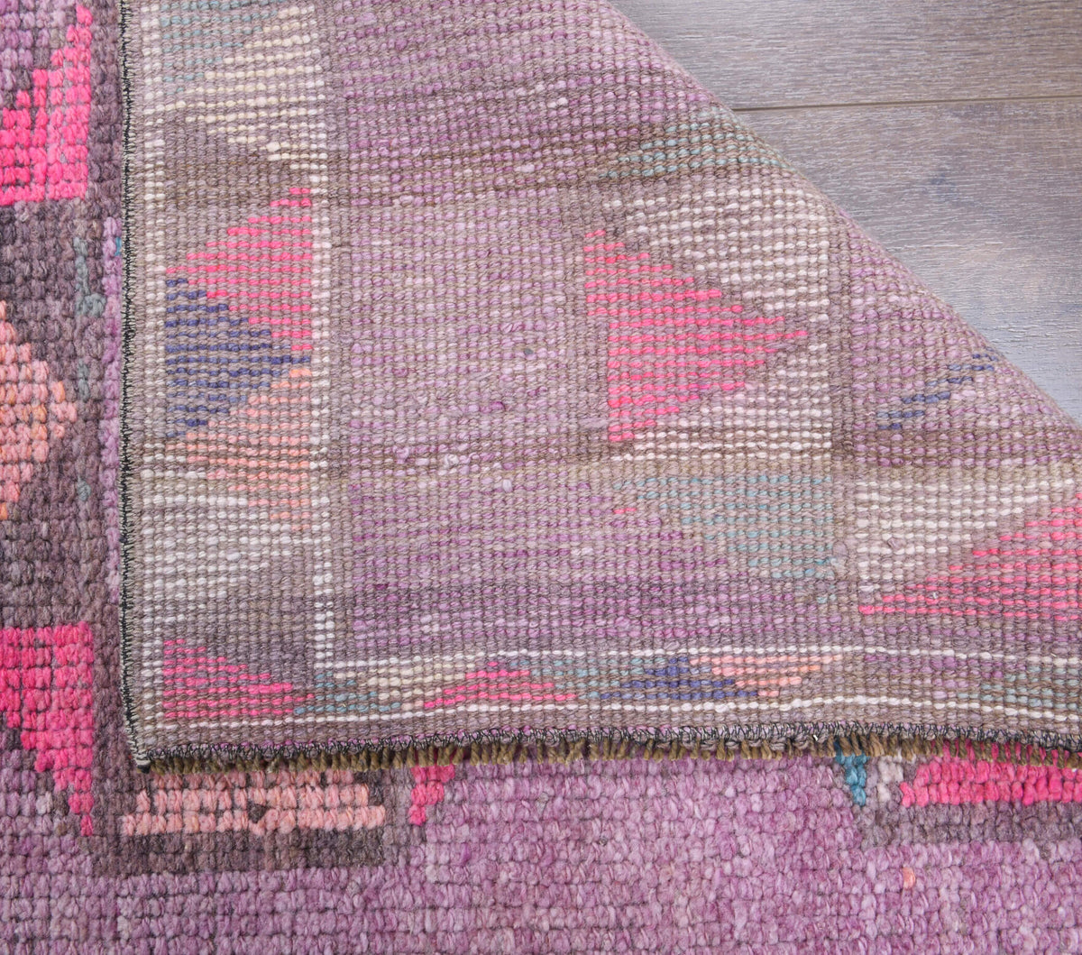 Vintage Hand-Knotted Anatolian Runner Rug