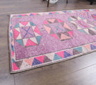 Vintage Hand-Knotted Anatolian Runner Rug