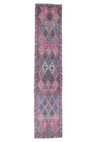 Vintage Hand-Knotted Anatolian Runner Rug
