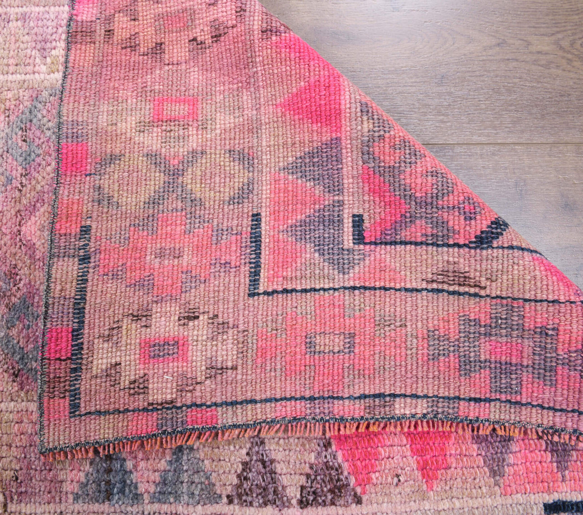 Vintage Anatolian Herki Runner Rug