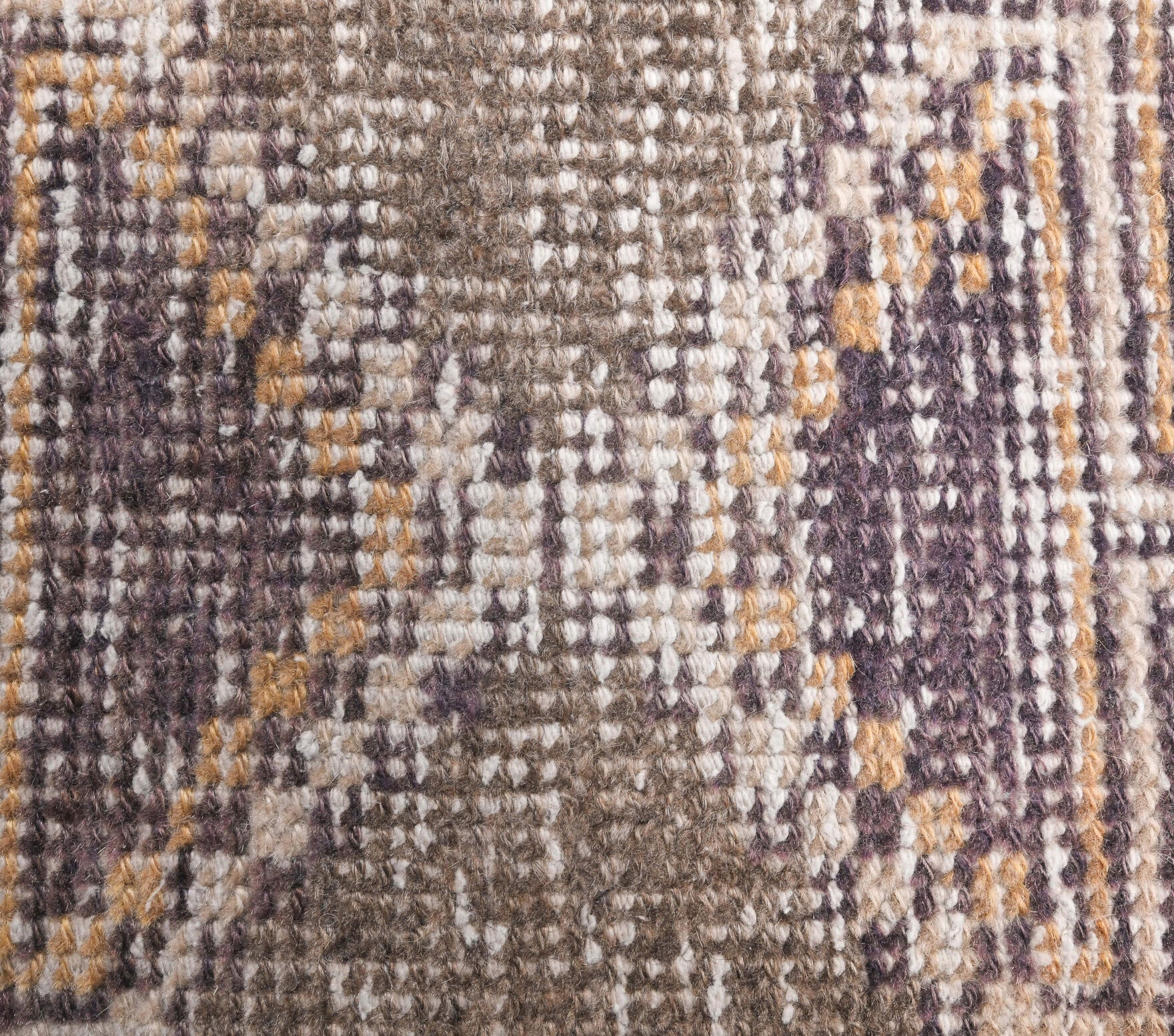 Authentic Anatolian distressed vintage runner rug (1960s) with geometric design – one-of-a-kind at Fame Rugs
