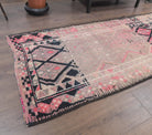 Vintage Hand-Knotted Runner Rug