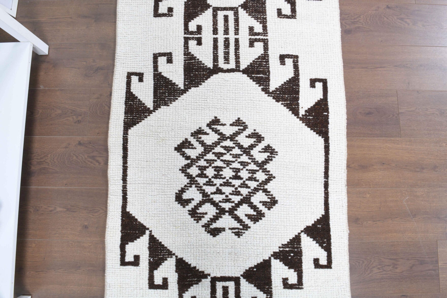 One-of-a-kind 1970s Anatolian vintage runner rug in wool, 2'11" x 12'6"
