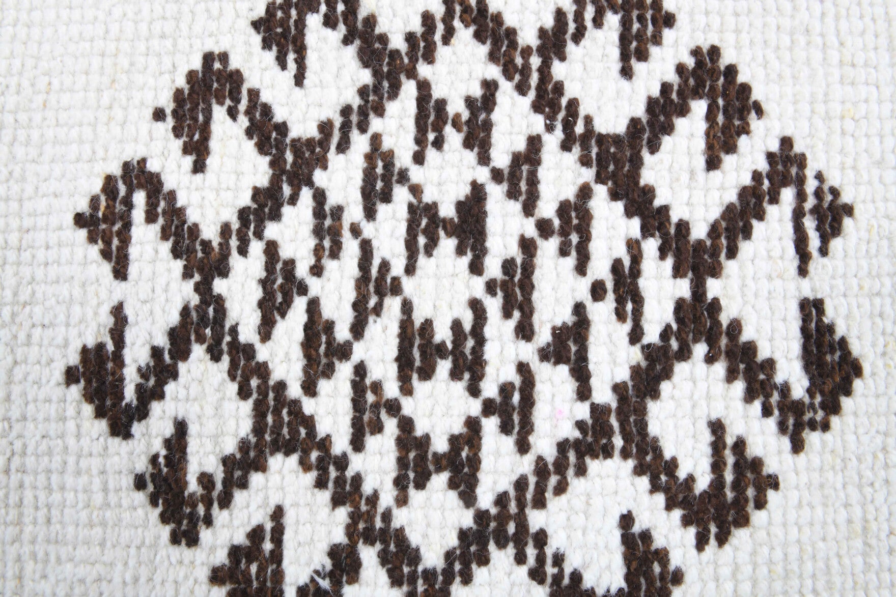 Ahusever runner: 1970s handmade Anatolian runner with oriental motifs and cotton backing