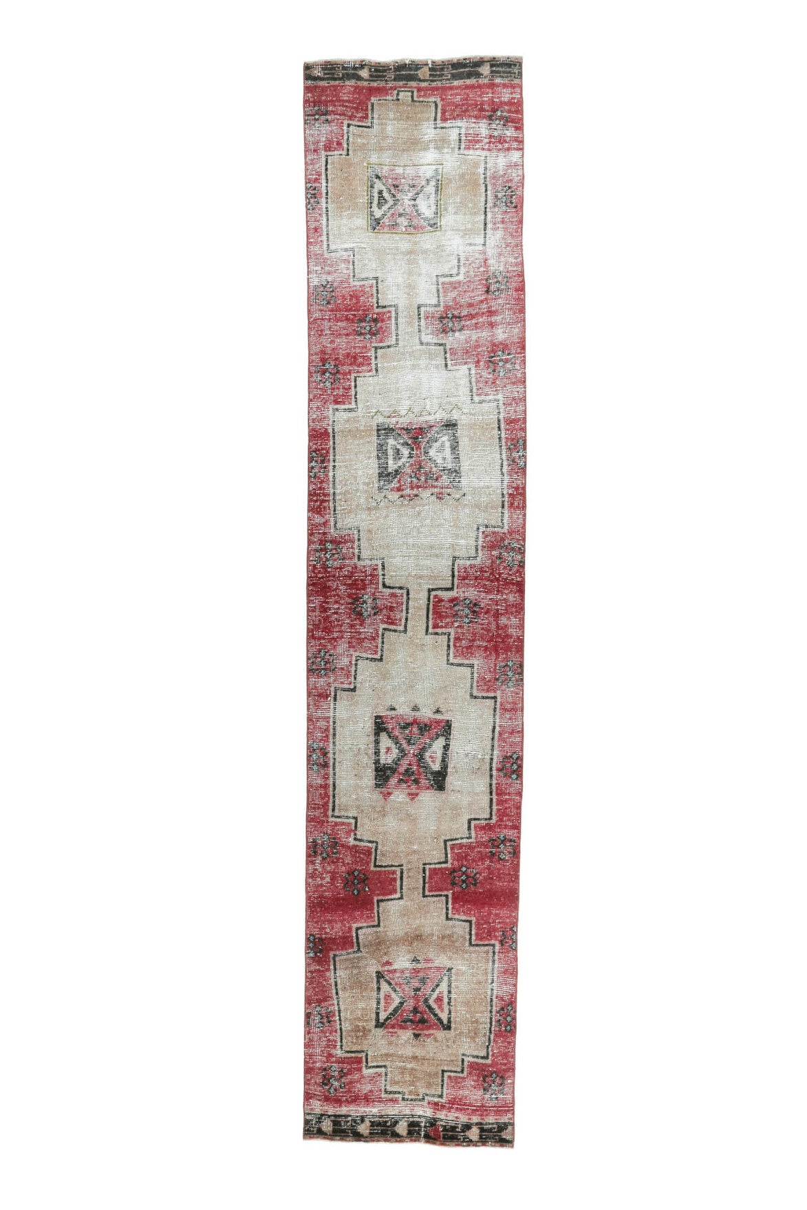 Vintage Pink Runner Rug