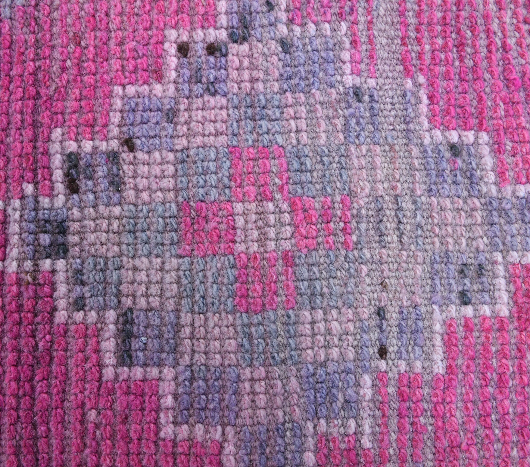 Vintage Hand-Knotted Runner Rug