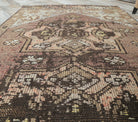 3x4 Vintage Handmade Oushak Small Brown Rug