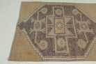 Vintage Yellow Small Oushak Rug