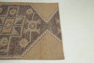 Vintage Yellow Small Oushak Rug