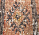 Vintage Oushak Orange Small Rug