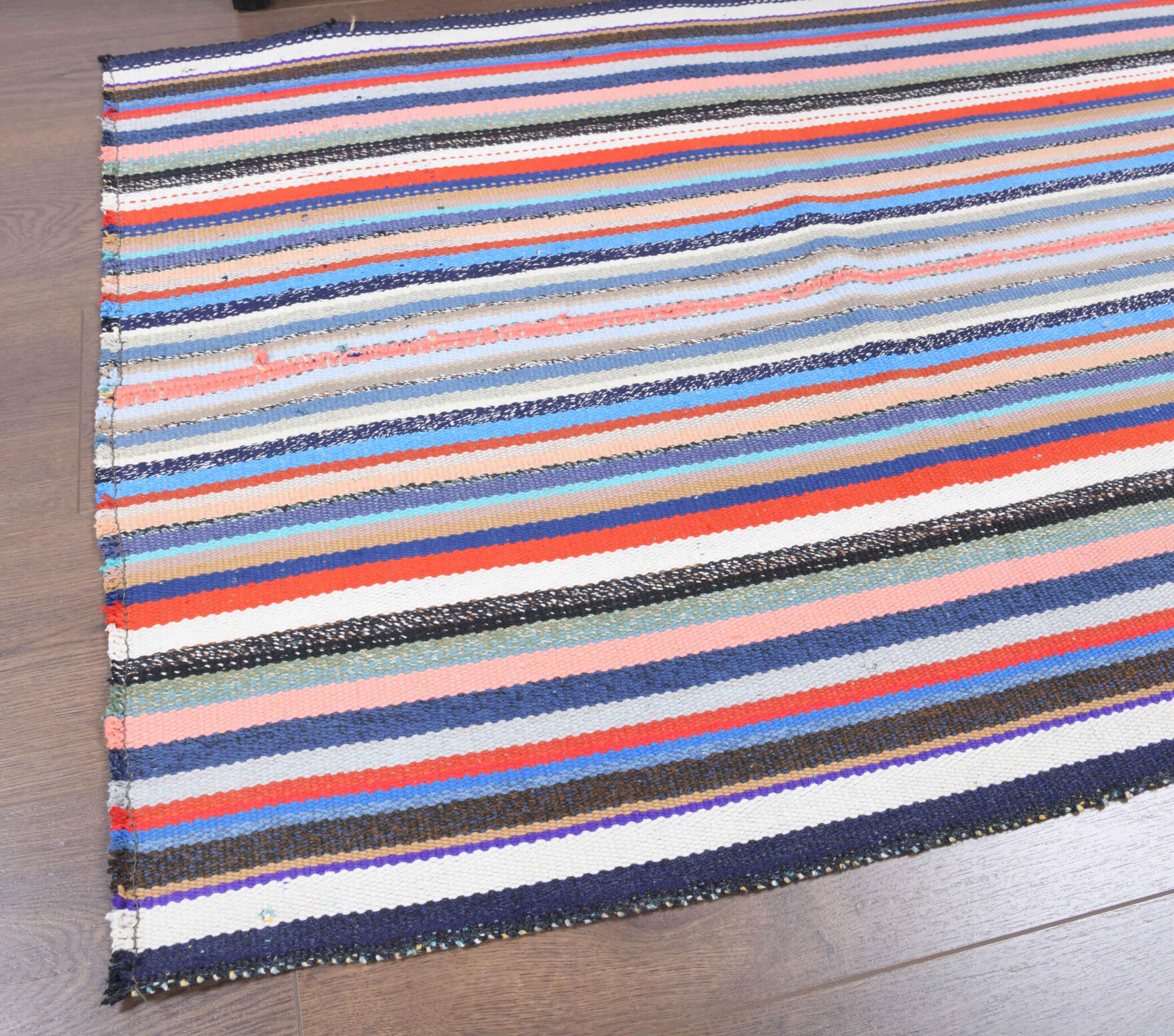 84x111 cm vintage Anatolian kilim rug – Pelagogena, flatweave, wool