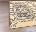 Vintage Orange Small Oushak Rug