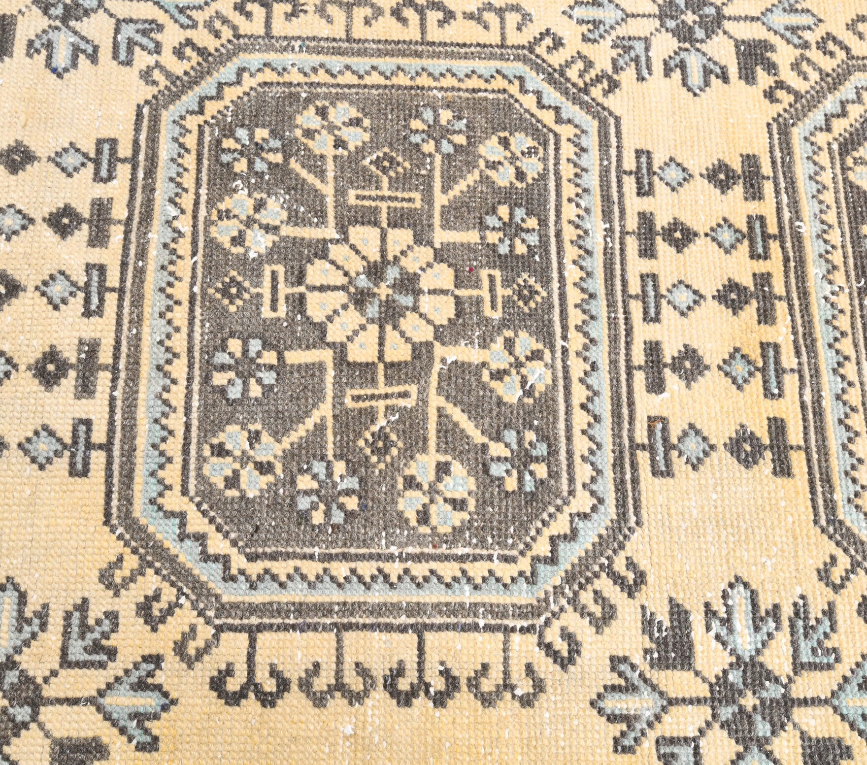 Vintage Orange Small Oushak Rug