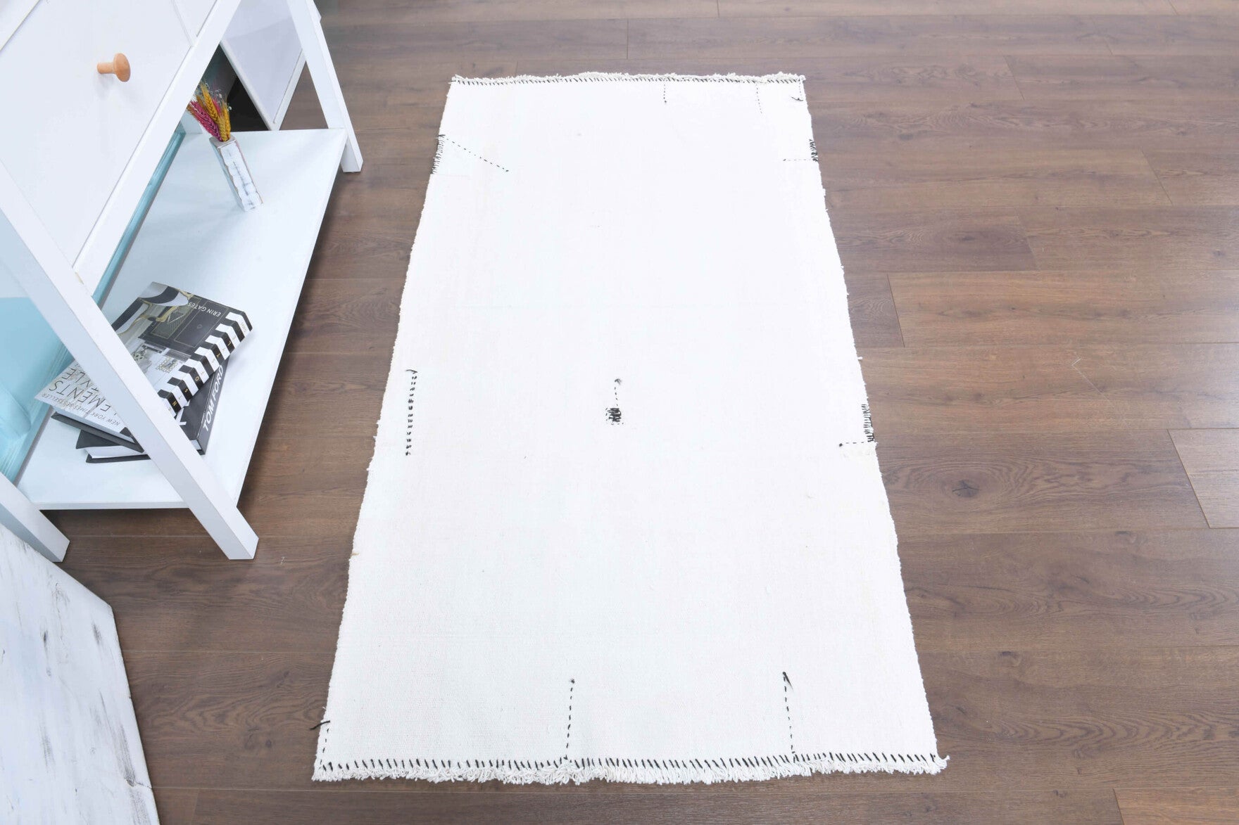 3x5 Handmade Vintage Kilim Rug
