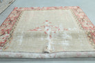 3x5 Vintage Handmade Small Brown Hereke Area Rug
