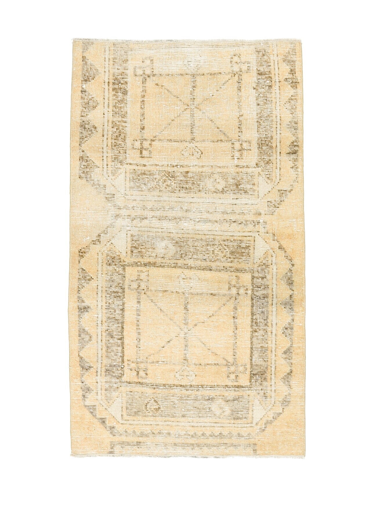 Vintage Small Oushak Rug