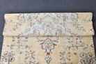 Vintage Oushak Yellow Small Rug