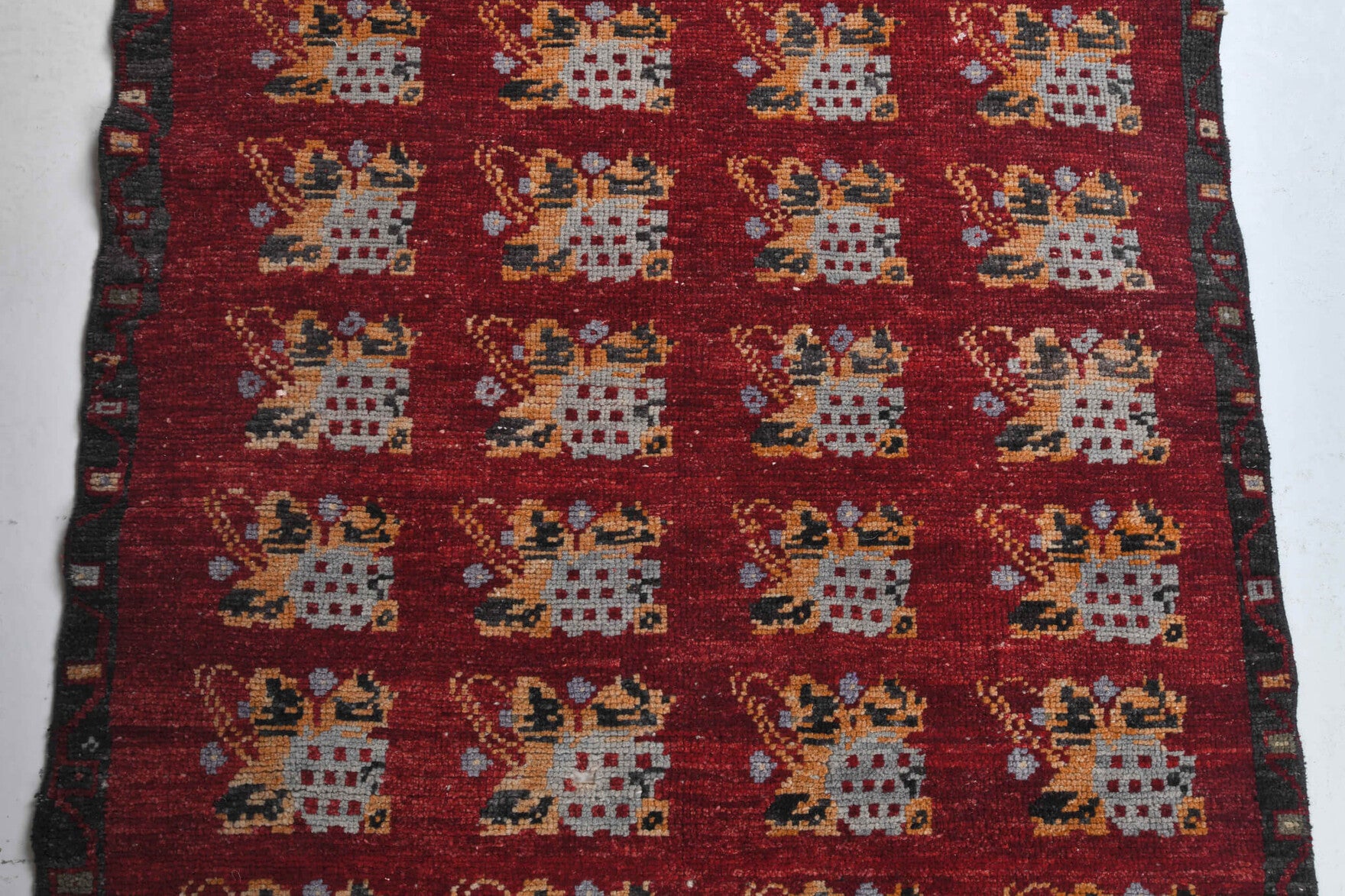 Ikat Design Vintage Anatolian Small Rug
