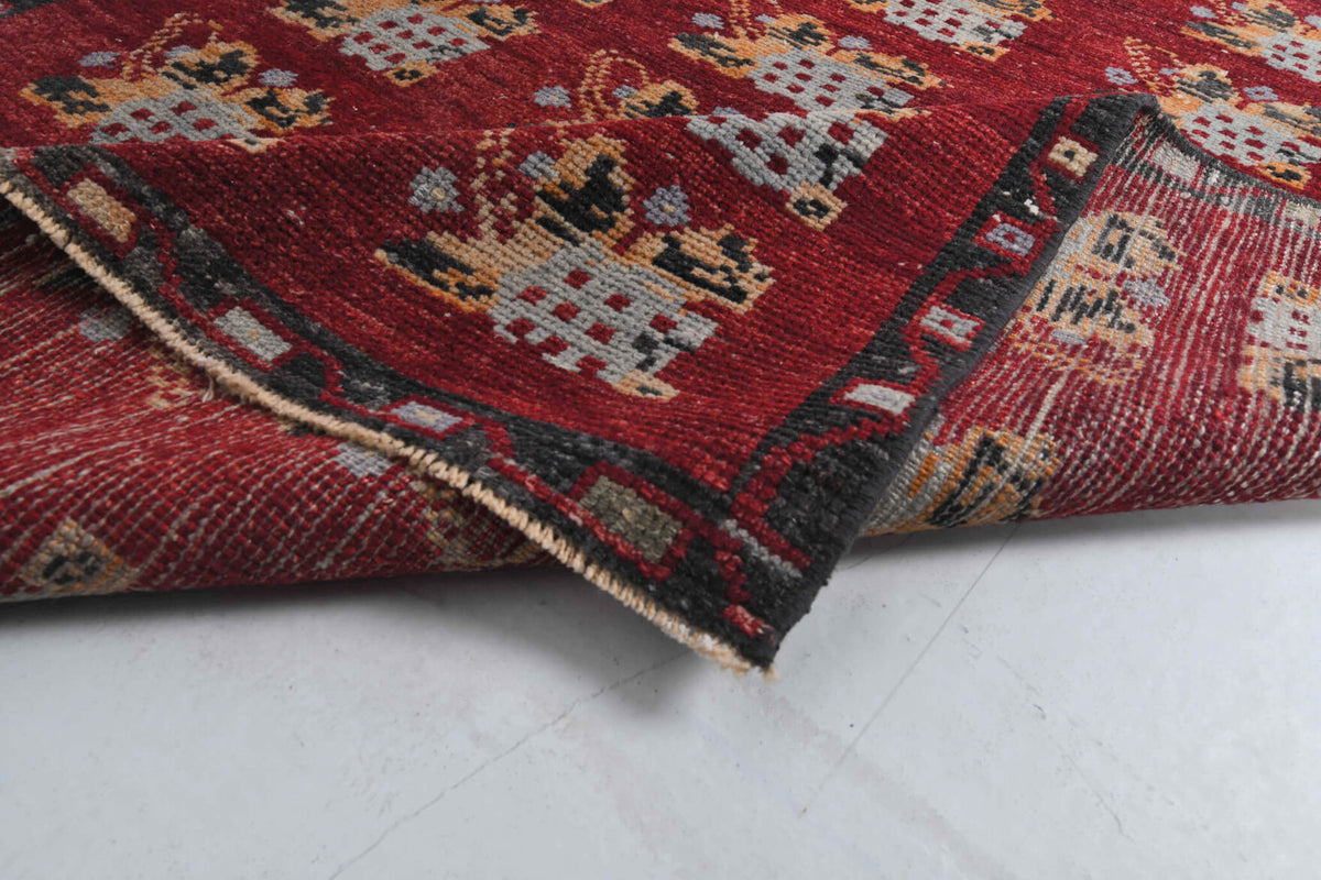 Ikat Design Vintage Anatolian Small Rug